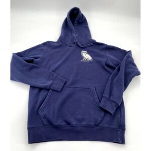 October's Very Own OVO Hoodie‎ Mens XSmall Blue Owl Logo Embroidered Pullover